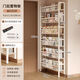 樹(shù)浩門(mén)后置物架家用極窄洞洞板儲物收納架子多層超薄兒童繪本閱讀書(shū)柜 【福利回饋】62x11.8x188cm-加厚款