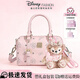 迪士尼（DISNEY）斜挎包包女款生日禮物女士送女生輕奢小眾2025年新款女包元旦禮物 瑪麗貓波斯頓包-粉色