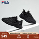 FILA斐樂(lè )女鞋跑步鞋火星二代復古老爹鞋運動(dòng)鞋休閑慢跑鞋MARS Ⅱ 黑色-BK-F12W141116F 37.5