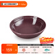 酷彩（Le Creuset）炻瓷18cm麥片碗 創(chuàng  )意沙拉水果菜盤(pán)家用多功能碗漸變色 18厘米麥片碗無(wú)花果色