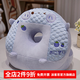 派客思冰豆豆午睡枕趴睡枕小學(xué)生專(zhuān)用趴枕睡覺(jué)神器兒童午睡枕頭午休枕夏 紫色飯團（透氣親膚面料） 30cm*25cm 含枕芯