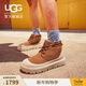 UGG 王一博同款冬季男女同款厚底系帶紐姆彩殼雪地靴時(shí)尚靴1143991 CWTC | 栗色/灰白色 42 尺碼偏小，建議拍大一碼
