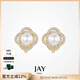 Jay四葉草珍珠耳夾無(wú)耳洞夾耳式耳環(huán)耳飾耳釘送女生閨蜜生日禮物 耳釘款