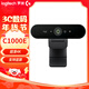 羅技（Logitech）C1000e4K高清網(wǎng)絡(luò )直播攝像頭廣角家用視頻臺式電腦攝像頭拆包 4K C1000E【全新正品拆封可?！? title=