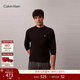 Calvin KleinJeans25秋季新款男士休閑通勤ck刺繡純棉寬松打底長(cháng)袖T恤上衣