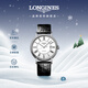 浪琴（LONGINES）瑞士手表 時(shí)尚系列 機械皮帶男表L49224112