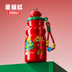 奇古堂【圣誕限定】可愛(ài)蘋(píng)果女生保溫杯高顏值便攜大容量陶瓷吸管杯 圣誕紅 480ml【不銹鋼材質(zhì)】