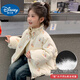 迪士尼（Disney）女童羽絨服兒童冬季棉服加厚女寶寶白鴨絨外套女孩冬裝保暖棉襖外 米白羽絨服新國標 90