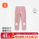 貝瑞加（Babyprints）兒童打底褲春季女童褲子女寶寶百搭長(cháng)褲女孩外穿褲子棉質(zhì) 粉130