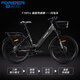 永久電助力自行車(chē)輕便超長(cháng)續航可拆卸鋰電池男女變速雙碟剎通勤代步車(chē) F78pro閃電灰-助力續航50-60KM-速度傳感 24寸7速
