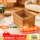 亞都（YADU）【聚溫雙人】實(shí)木取暖器暖腳神器烤火爐桌下暖腳器電火桶節能省電暖足器烘腳神器烤火箱暖腳寶