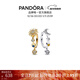 潘多拉（PANDORA）[新年禮物]吟光耳環(huán)日月圖案鑲嵌不對稱(chēng)設計閃耀精致生日禮物 吟光 耳環(huán) 均碼