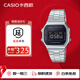 卡西歐（CASIO）手表男女復古小方塊金屬表帶石英防水反顯A168WG  學(xué)生表 A168WEM-1EF（京倉京配）