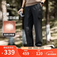 駱駝（CAMEL）抗寒工裝羽絨褲男士鴨絨加厚保暖寬松束腳長(cháng)褲子秋冬季M13CK01085