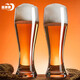 青蘋(píng)果精釀啤酒杯扎啤杯飲料杯 歐冠亞冠世界杯啤酒杯高顏值 475ML2只