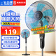 鉆石牌（DIAMOND）風(fēng)扇落地電風(fēng)扇落地扇家用風(fēng)扇客廳搖頭立式大風(fēng)力商用落地風(fēng)扇靜音宿舍節能電扇 14寸五葉機械【性?xún)r(jià)比高】
