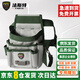 法斯特（FASITE）工具包腰包木工專(zhuān)用裝修便攜式加厚耐磨水電工釘子腰包 大號銀色