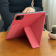 VXJ3+y適用小米8pro平板7pad保護套磁吸11防彎Ultra14寸無(wú)筆槽Y折6spro12.5雙面夾搭扣超薄三折皮套殼 【3+y|磁吸雙面夾】紅色 小米平板6/6 Pro(11英寸)