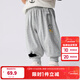 巴拉巴拉童裝褲子嬰兒長(cháng)褲寶寶男女兒童運動(dòng)褲2025新款春夏裝薄款簡(jiǎn)約可愛(ài) 淺花灰00211 100