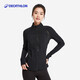 迪卡儂運動(dòng)外套女瑜伽服健身衣魚(yú)骨修身夾克-5543901