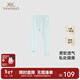 英氏（YEEHOO）【商場(chǎng)同款】?jì)和揖臃绿籽b秋冬男童女童長(cháng)袖長(cháng)褲套裝 趣藍長(cháng)褲-微藍色 100 cm（建議身高90-100cm）