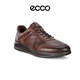 愛(ài)步（ECCO）商務(wù)休閑鞋男 透氣低幫牛皮鞋 雅仕207124 可可棕(建議正碼正拍)