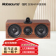 諾普聲（Nobsound）Q1環(huán)繞書(shū)架音箱 家用hifi音箱發(fā)燒無(wú)源書(shū)架音響Q2C中置環(huán)繞套裝 胡桃色Q2C中置