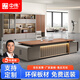 中偉（ZHONGWEI）E0級=白牌虛標ENF級老板辦公桌老板桌主管桌2.2米+豪華雙柜