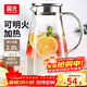 富光耐熱玻璃杯大容量涼水壺冷水杯家用玻璃水壺茶壺涼水杯餐杯果汁杯 2000ml家居壺