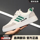 2026新款品牌斷碼秋冬男士運動(dòng)鞋休閑百搭軟底跑步鞋輕便旅游鞋子 520-白綠《皮面運動(dòng)鞋》 39 (245mm)