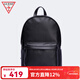 GUESS時(shí)尚百搭雙肩包大容量包包輕便書(shū)包通勤背包出差電腦包男女同款 潮酷黑