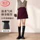 浪莎韓系西裝半身裙秋冬季2026春季新款高腰顯瘦小個(gè)子加厚包臀短裙