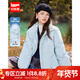 IEF/愛(ài)依服2025冬季新款韓版甜美減齡少女風(fēng)保暖短款百搭羽絨外套 淺藍 M
