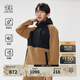KOLON SPORT/可隆連帽衛衣 男女同款秋冬露營(yíng)抓絨保暖防風(fēng)防潑水長(cháng)袖上衣 LUMT4WT546-CA 駝色 L 175/96A