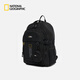 國家地理（National Geographic）2026年新品男女同款PACHI戶(hù)外通勤雙肩包背包 黑色BLACK 000