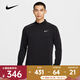 耐克男子跑步長(cháng)袖立領(lǐng)T恤反光拇指孔保暖輕盈時(shí)尚舒適柔軟運動(dòng)POLO衫 HV2708-010 L