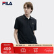 FILA斐樂(lè )短袖POLO衫男2025夏季透氣翻領(lǐng)休閑通勤運動(dòng)T恤上衣