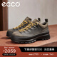 愛(ài)步（ECCO）休閑皮鞋 男士休閑運動(dòng)鞋厚底系帶男鞋 蹤跡550614 HL 棕褐色55061405559 39