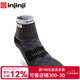 injinji雙層套襪五指襪中筒加厚coolmax專(zhuān)業(yè)戶(hù)外徒步運動(dòng)攀巖襪冬 黑色 SM/MD(37-44)