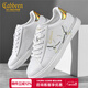 卡賓鞋子男鞋春季新款低幫輕便小白板鞋時(shí)尚百搭防滑運動(dòng)休閑鞋男潮鞋 乳白色 41 【標準皮鞋尺碼】