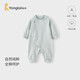 童泰四季1-18月嬰兒衣服側開(kāi)連體衣TS21J222  藍色 73cm