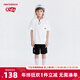 NEW BALANCE nb童裝男女兒童新款25年夏短袖短褲套裝ND2SF2Z313 白色 120