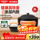 歐德米亞（oudemiya）無(wú)涂層鑄鐵電飯煲家用3L多功能智能預約柴火飯煲仔飯煮飯鍋煮粥煲湯0涂層電飯鍋2-6人土鍋蒸飯鍋 鑄鐵【無(wú)涂層】柴火煲 3L