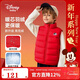 迪士尼寶寶（Disney Baby）兒童羽絨馬甲男女童輕薄羽絨服中大童裝新年衣服拜年服 紅色 120