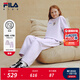 斐樂(lè )FILA【套裝】?jì)和l衣衛褲2025冬季新款男女中大童休閑兩件套 櫻花淺粉-PK 130