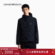 EMPORIO ARMANI/阿瑪尼官方旗艦新款男連帽直身通勤工裝夾克棉服外套冬季 UB118-海軍藍色 52 (XL) (推薦：165-180斤)