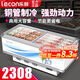 樂(lè )創(chuàng  )（lecon）冰柜商用島柜展示柜冷凍冰柜臥式展示冰柜飲料雪糕冰淇淋展示柜速凍柜超市保鮮冰箱海鮮展示柜 1.2米智能控溫數顯款 l 單壓縮機（全冷凍）