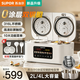 蘇泊爾（SUPOR）電飯煲電飯鍋家用多功能2L+2L雙膽 0涂層316L不銹鋼雙內膽智能多功能微壓電飯煲電飯鍋煮飯鍋 2L 【0涂層316L不銹鋼雙膽】