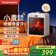 THOMSON法國湯姆遜壁爐石墨烯取暖器暖風(fēng)機小太陽(yáng)火焰電暖器電熱電暖氣家用浴室烤火爐節能辦公室取暖神器 【標準版】仿真炭火丨即開(kāi)即熱丨臺地兩用