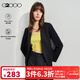 G2000【易打理】女裝2025春秋商場(chǎng)同款可機洗通勤正裝西服外套【合G2】 不易皺-黑色修身26寸 L /38